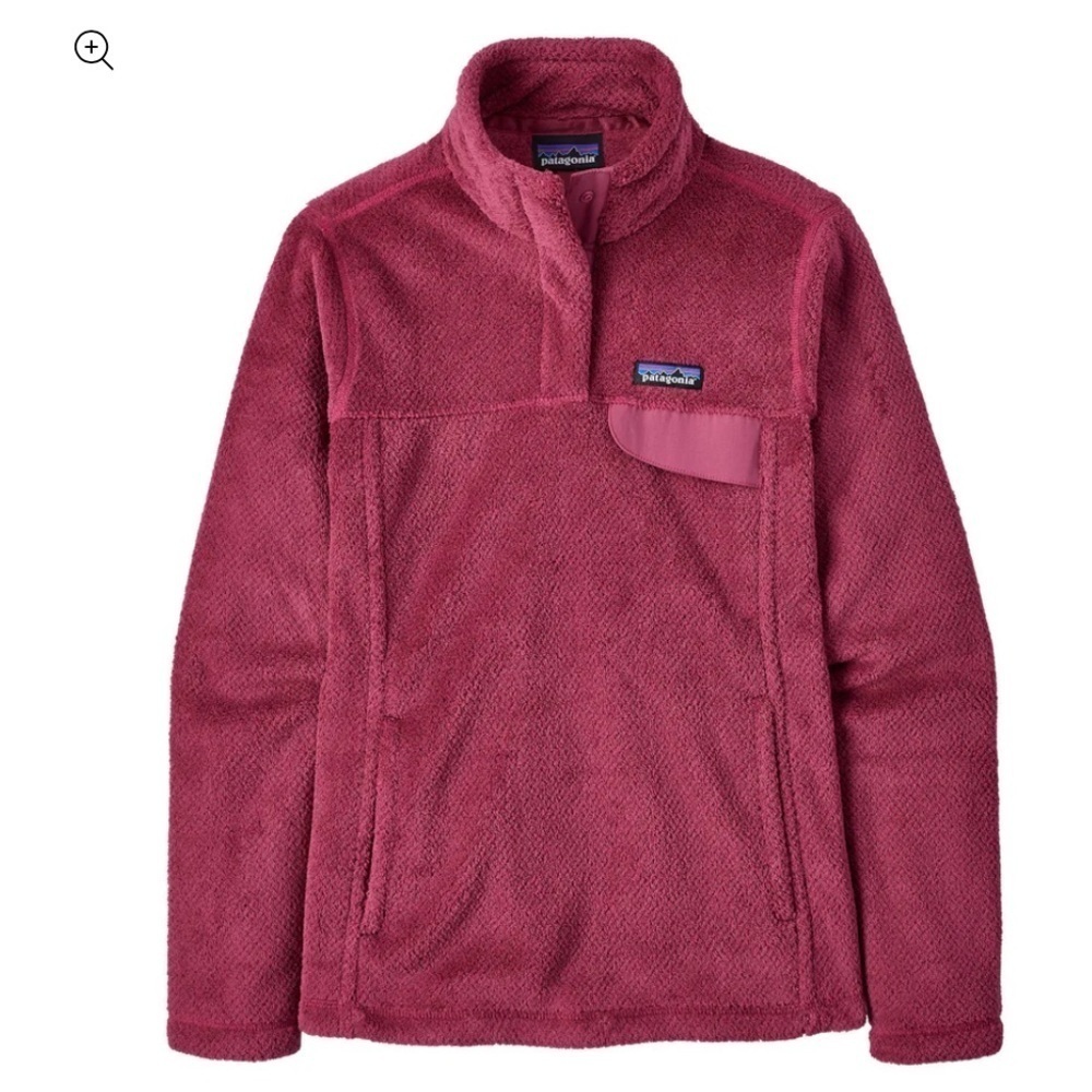 Patagonia re-tool snap pullover star pink